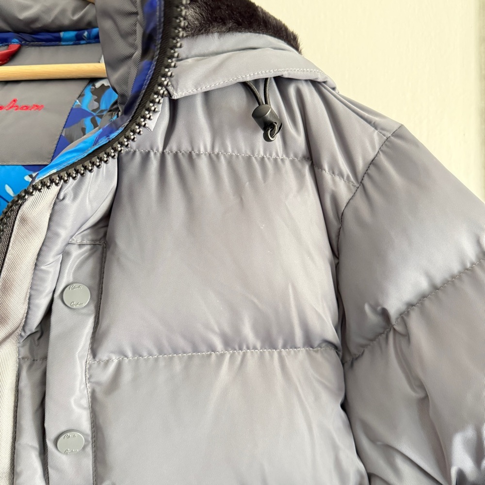 Robert Graham Gray Puffer Jacket - Picture 4 of 7